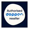 Dopper Steel 800 ml silber/weiß | ohne Werbeanbringung | Nicht verfügbar | Nicht verfügbar