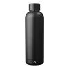 Flasche aus recyceltem Edelstahl Isaiah Schwarz
