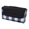 RPET faltbare Polarfleece-Decke Vesper Schwarz