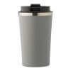 Doppelwandiger Becher aus Edelstahl Grau