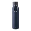 Trinkflasche aus recyceltem Edelstahl (600 ml) Cassian Weiß