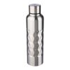 Einwandige Trinkflasche aus recyceltem Edelstahl (800 ml) Talin Silber