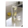 rPET-Trinkflasche Lila Weiß
