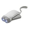 LED-Dynamotaschenlampe 'Mission' aus Kunststoff Schwarz