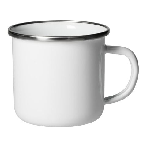 Emaille-Becher &quot;Cozy&quot; 300 ml, Subli weiß | ohne Werbeanbringung | Nicht verfügbar | Nicht verfügbar