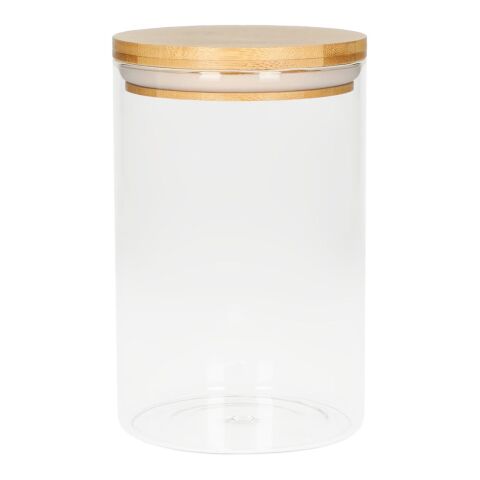 Glasbehälter &quot;Bamboo&quot;, 1,6 l transparent | ohne Werbeanbringung | Nicht verfügbar | Nicht verfügbar