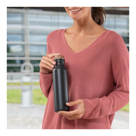 Vakuumflasche &quot;Malmö&quot;, 0,6 l schwarz | ohne Werbeanbringung | Nicht verfügbar | Nicht verfügbar