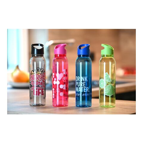 Trinkflasche Active &quot;Wave&quot;, 650 ml transparent blau | ohne Werbeanbringung | Nicht verfügbar | Nicht verfügbar