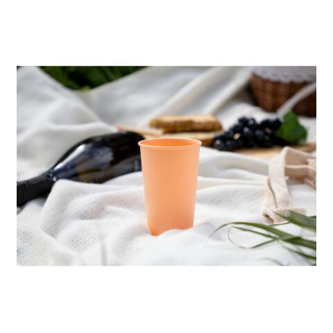 Becher &quot;ToGo&quot;, 300 ml, elastoNature peach fuzz | ohne Werbeanbringung | Nicht verfügbar | Nicht verfügbar