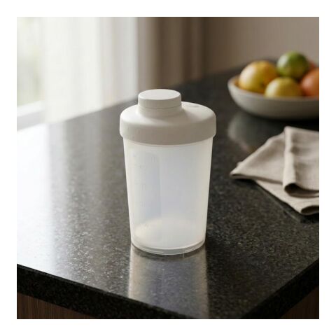 Shaker "Energy", 0,40 l weiß/schwarz
