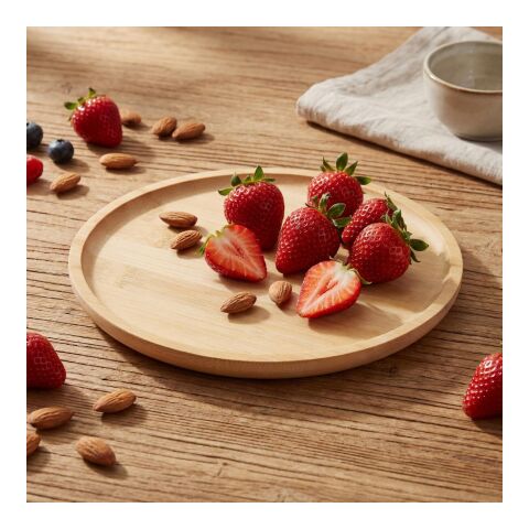 Bambusteller "Zuma", klein natur | ohne Werbeanbringung | Nicht verfügbar | Nicht verfügbar