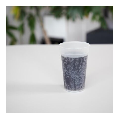 Trinkbecher &quot;Pfand&quot; 0,4 l transparent milchig | ohne Werbeanbringung | Nicht verfügbar | Nicht verfügbar