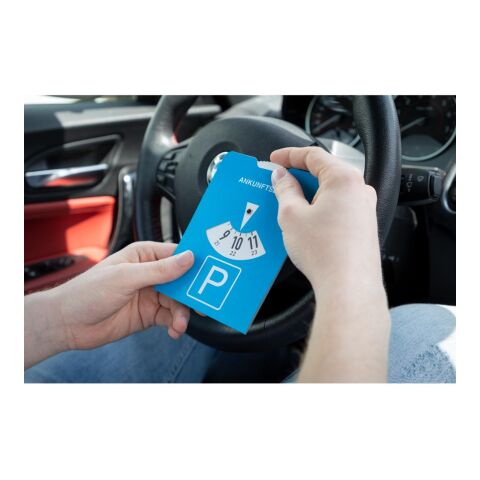 Papp-Parkscheibe &quot;Board&quot; blau | ohne Werbeanbringung | Nicht verfügbar | Nicht verfügbar