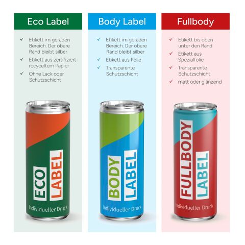 Latte Macchiato 4C Digital Druck glänzend | Folie(Fullbody transp.) glzd