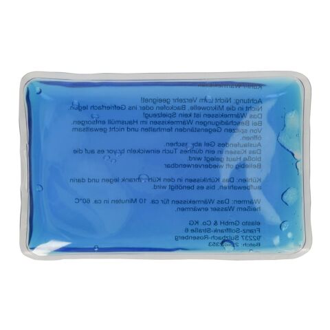 Kühl-/Wärmekissen &quot;Fresh&quot;, klein transluzent blau | ohne Werbeanbringung | Nicht verfügbar | Nicht verfügbar