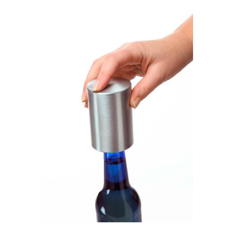 Kapselheber &quot;Push&quot; silber | ohne Werbeanbringung | Nicht verfügbar | Nicht verfügbar