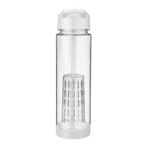 Tutti frutti Trinkflasche mit Fruchtsieb Standard | transparent-weiss | ohne Werbeanbringung | Nicht verfügbar | Nicht verfügbar