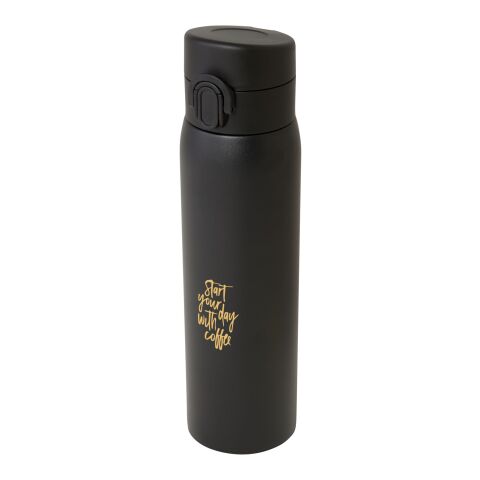 Sika 450 ml RCS-zertifizierte Isolierflasche aus recyceltem Edelstahl Standard | schwarz | ohne Werbeanbringung | Nicht verfügbar | Nicht verfügbar