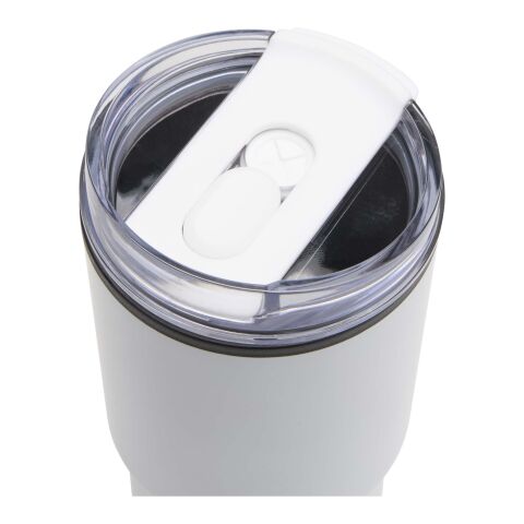 Westin 540 ml RCS Becher aus recyceltem Material, doppelwandig isoliert, mit Trinkhalm weiß