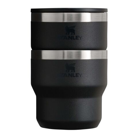 Stanley Stay Hot 295 ml Edelstahl isolierter, stapelbarer Camp Becher schwarz