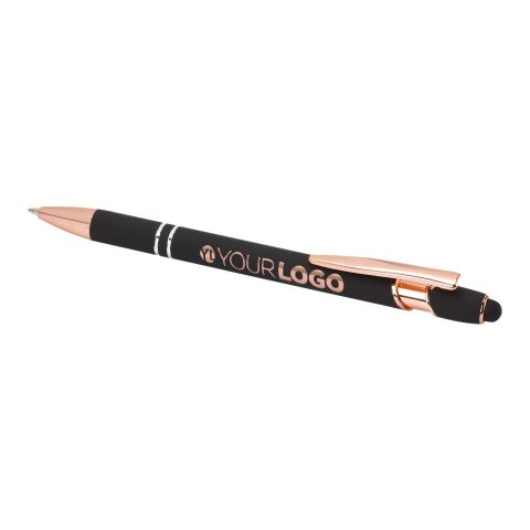 Nanna Kugelschreiber mit Roségold Finish  schwarz