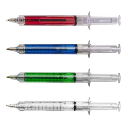 Kugelschreiber &#039;Schwester Inge&#039; in Spritzenform Rot | ohne Werbeanbringung | Nicht verfügbar | Nicht verfügbar