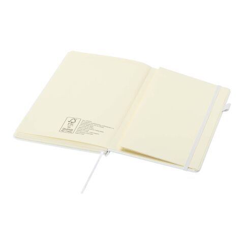 Liss A5 Hardcover Notizbuch aus recyceltem Kunststoff weiß