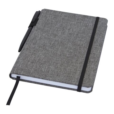 Orin A5 Notizbuch aus RPET Standard | heather grau | ohne Werbeanbringung | Nicht verfügbar | Nicht verfügbar | Nicht verfügbar