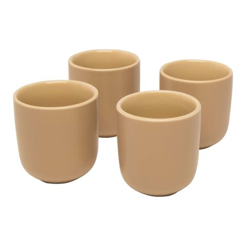 Male Espressotassen 4-teilig 90 ml Standard | Oatmeal | ohne Werbeanbringung | Nicht verfügbar | Nicht verfügbar