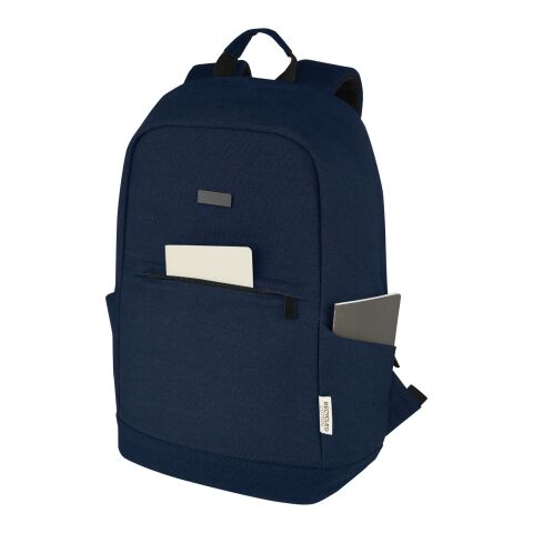 Joey 15,6 Zoll Anti-Diebstahl Laptop-Rucksack aus GRS-recyceltem Canvas Standard | navy | ohne Werbeanbringung | Nicht verfügbar | Nicht verfügbar | Nicht verfügbar