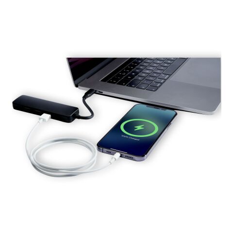 Loop Multimedia-Adapter aus recyceltem RCS Kunststoff USB 2.0-3.0 mit HDMI-Anschluss Standard | schwarz | ohne Werbeanbringung | Nicht verfügbar | Nicht verfügbar
