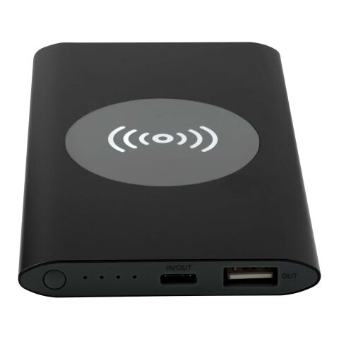 Juice 4000 mAh Typ-C kabellose Powerbank aus recyceltem Aluminium  schwarz