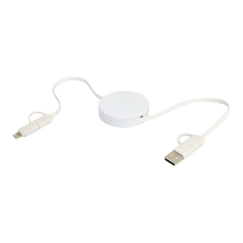 Citala 90 cm 5-in-1 Kabel aus recyceltem Kunststoff für Datenübertragung und 40W Schnellladung Standard | weiß | ohne Werbeanbringung | Nicht verfügbar | Nicht verfügbar