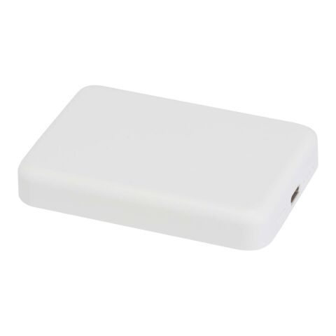 Acrab 15 W 5.000 mAh magnetische kabellose Powerbank mit 20 W PD aus recyceltem Kunststoff Standard | weiss | ohne Werbeanbringung | Nicht verfügbar | Nicht verfügbar