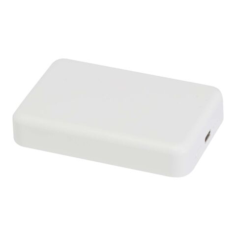 Acrab 15 W 10.000 mAh magnetische kabellose Powerbank mit 20 W PD aus recyceltem Kunststoff Standard | transparent weiss | ohne Werbeanbringung | Nicht verfügbar | Nicht verfügbar