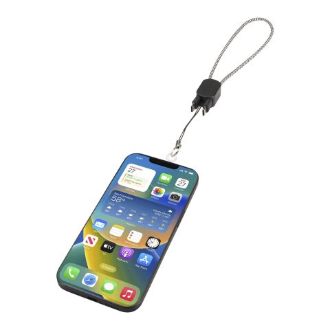 Arich RCS-Handschlaufe aus recyceltem Material mit integriertem 20-W-Ladekabel (Typ C) schwarz