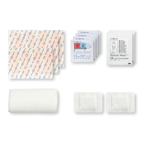 mykit, first aid, kit rot | Nicht verfügbar | 1-farbiger Digitaler Aufkleber | Vorderseite | 90 mm x 127 mm