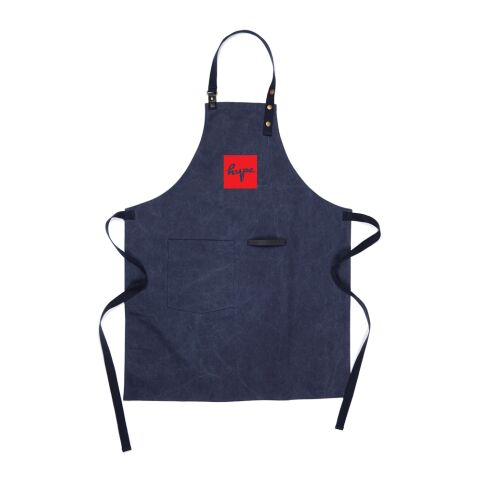 VINGA Tome Schürze aus GRS recyceltem Canvas navy blau