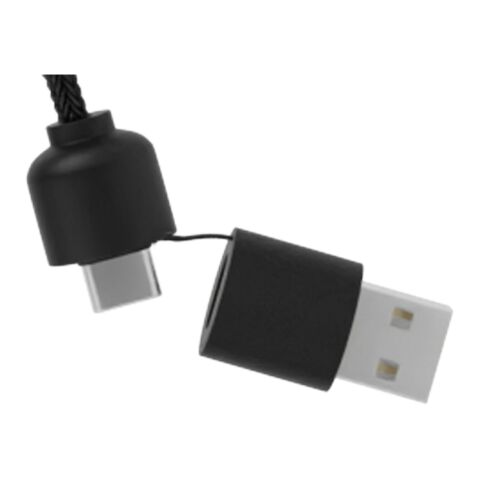 SCX.design C38 5-in-1 Ladekabel aus rPET in quadratischem Bambusgehäuse mit Leuchtlogo Standard | blau-holz | ohne Werbeanbringung | Nicht verfügbar | Nicht verfügbar