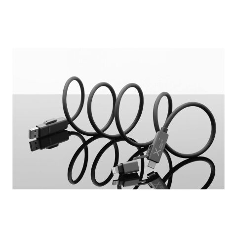 SCX.design C59&nbsp;100 W magnetisches Silikon Ladekabel Standard | schwarz | ohne Werbeanbringung | Nicht verfügbar | Nicht verfügbar