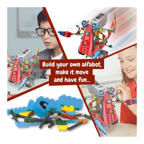 ALFABOT. Lernspiel für Kinder Weiss | ohne Werbeanbringung | Nicht verfügbar | Nicht verfügbar | Nicht verfügbar