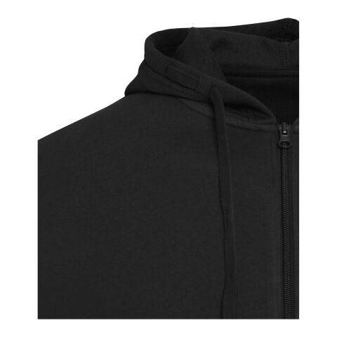 Jasper Kapuzenpullover aus recycelter 280 g/m², Bio Baumwolle (OCS) unisex Schwarz | M
