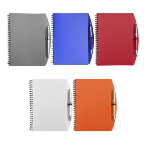 Notizbuch Spektrum aus Kunststoff DIN A5 Rot | ohne Werbeanbringung | Nicht verfügbar | Nicht verfügbar