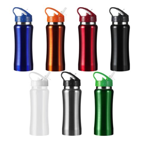 Trinkflasche &#039;Glauchau&#039; aus Edelstahl Schwarz | ohne Werbeanbringung | Nicht verfügbar | Nicht verfügbar