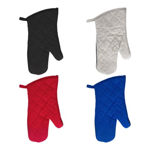 Ofenhandschuhe aus Baumwolle Elsie Grau | ohne Werbeanbringung | Nicht verfügbar | Nicht verfügbar