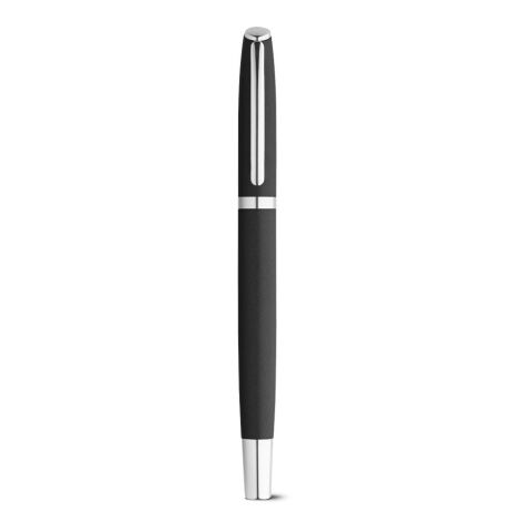 RE-LANDO-SET. Tintenroller und Kugelschreiber mit Gehäuse aus Recyceltes Aluminium (100% rAL) schwarz