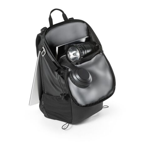 ALASCA. Wanderrucksack mit wasserdichter Beschichtung schwarz | ohne Werbeanbringung | Nicht verfügbar | Nicht verfügbar | Nicht verfügbar