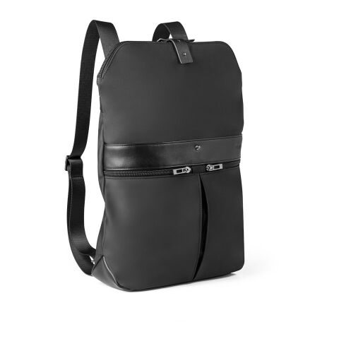 ROVER BACKPACK. Rucksack aus Mikrofaser und PU schwarz | ohne Werbeanbringung | Nicht verfügbar | Nicht verfügbar | Nicht verfügbar
