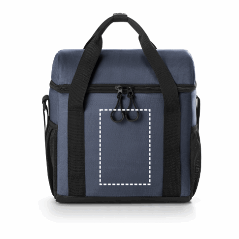 ROMA M. Gepolsterte Kühltasche aus recyceltem Polyester 600D Ripstop 11 L Blau | ohne Werbeanbringung | Nicht verfügbar | Nicht verfügbar | Nicht verfügbar