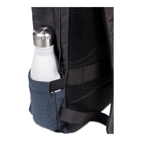 GENOA BPACK. Anti-Diebstahl-Rucksack aus 600D hochdichtem, recyceltem Polyester Blau | ohne Werbeanbringung | Nicht verfügbar | Nicht verfügbar | Nicht verfügbar